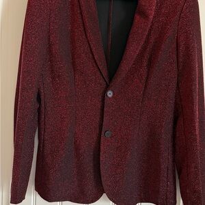 Elegant Red Women's Blazer